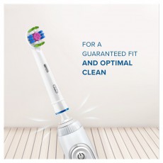 Oral-B EB18-4 3D White fehér 4 db-os elektromos fogkefe pótfej szett Szépségápolás / Egészség - Száj / fog ápolás - Kiegészítő - 398068