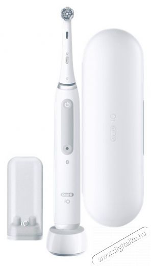Oral-B iO Series 4 feh&eacute;r elektromos fogkefe Sz&eacute;ps&eacute;g&aacute;pol&aacute;s / Eg&eacute;szs&eacute;g - Sz&aacute;j / fog &aacute;pol&aacute;s - Elektromos fogkefe - 398066