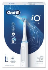 Oral-B iO Series 4 feh&eacute;r elektromos fogkefe Sz&eacute;ps&eacute;g&aacute;pol&aacute;s / Eg&eacute;szs&eacute;g - Sz&aacute;j / fog &aacute;pol&aacute;s - Elektromos fogkefe - 398066