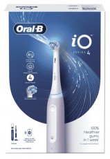 Oral-B iO Series 4 fehér-levendula lila elektromos fogkefe Szépségápolás / Egészség - Száj / fog ápolás - Elektromos fogkefe - 398070