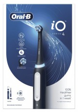 Oral-B iO Series 4 matt fekete elektromos fogkefe Szépségápolás / Egészség - Száj / fog ápolás - Elektromos fogkefe - 398069