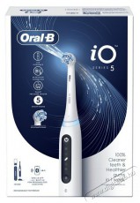 Oral-B iO Series 5 fehér elektromos fogkefe Szépségápolás / Egészség - Száj / fog ápolás - Elektromos fogkefe - 398071