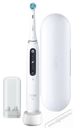 Oral-B iO Series 5 fehér elektromos fogkefe Szépségápolás / Egészség - Száj / fog ápolás - Elektromos fogkefe - 398071