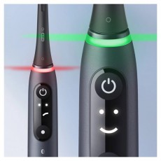 Oral-B iO Series 7 2 db-os fekete+fehér elektromos fogkefe szett Szépségápolás / Egészség - Száj / fog ápolás - Elektromos fogkefe - 437709