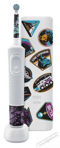 Oral-B Kids 3+ Lightyear utazótokkal gyerek elektromos fogkefe Szépségápolás / Egészség - Száj / fog ápolás - Elektromos fogkefe - 442519