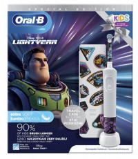 Oral-B Kids 3+ Lightyear utazótokkal gyerek elektromos fogkefe Szépségápolás / Egészség - Száj / fog ápolás - Elektromos fogkefe - 442519