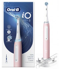 Oral-B iO3 elektromos fogkefe Blush Pink Szépségápolás / Egészség - Száj / fog ápolás - Elektromos fogkefe - 493814