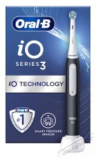 Oral-B iO3 elektromos fogkefe - Matt Black Szépségápolás / Egészség - Száj / fog ápolás - Elektromos fogkefe - 494905