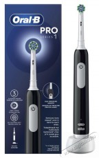 Oral-B PRO1 Elektromos Fogkefe Black X-Clean + útitok Szépségápolás / Egészség - Száj / fog ápolás - Elektromos fogkefe - 501404