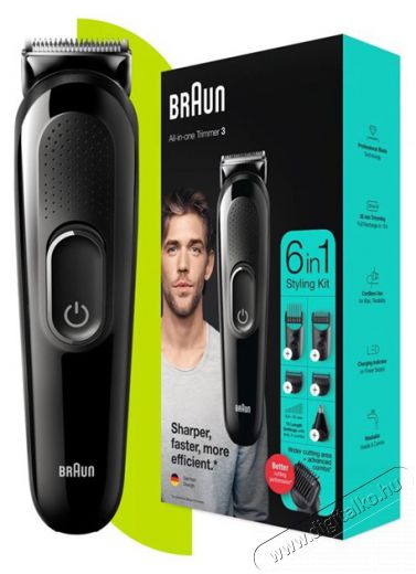 Oral-B Braun MGK3420 multifunkciós testszőrzet ápoló Szépségápolás / Egészség - Szőrtelenítő / borotva - Férfi borotva - 501945