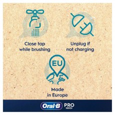 Oral-B PRO1 Caribeean Blue X-Clean elektromos fogkefe tokkal Szépségápolás / Egészség - Száj / fog ápolás - Elektromos fogkefe - 502483