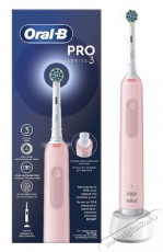Oral-B PRO3 Pink X-Clean elektromos fogkefe Szépségápolás / Egészség - Száj / fog ápolás - Elektromos fogkefe - 502486