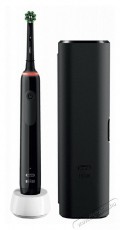 Oral-B Pro 3 3500 (80828267) elektromos fogkefe, 3D tisztítás, 3 program, 1 töltő, 1 fogkefe fej, Utazótáska, Fekete + 2 fej Szépségápolás / Egészség - Száj / fog ápolás - Elektromos fogkefe - 503151