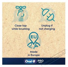 Oral-B Pro Kids Frozen elektromos fogkefe gyerekeknek, 2D tisztítás, 2 program, 1 vég, 4 matrica, utazókészlet, Kék Szépségápolás / Egészség - Száj / fog ápolás - Elektromos fogkefe - 503149