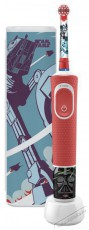 Oral-B Vitality Star Wars Elektromos Fogkefe Gyermekeknek, 7600 Rezgés/Perc, 2D Tisztítás, 2 Program, 1 Vég, 4 Matrica, Utazó Készlet, Piros Szépségápolás / Egészség - Száj / fog ápolás - Elektromos fogkefe - 503148