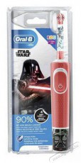 Oral-B Vitality Star Wars Elektromos Fogkefe Gyermekeknek, 7600 Rezgés/Perc, 2D Tisztítás, 2 Program, 1 Vég, 4 Matrica, Utazó Készlet, Piros Szépségápolás / Egészség - Száj / fog ápolás - Elektromos fogkefe - 503148