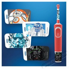Oral-B Vitality Star Wars Elektromos Fogkefe Gyermekeknek, 7600 Rezgés/Perc, 2D Tisztítás, 2 Program, 1 Vég, 4 Matrica, Utazó Készlet, Piros Szépségápolás / Egészség - Száj / fog ápolás - Elektromos fogkefe - 503148