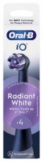 Oral-B iO fogkefefej Radiant White 4 db - fekete Szépségápolás / Egészség - Száj / fog ápolás - Elektromos fogkefe - 505329