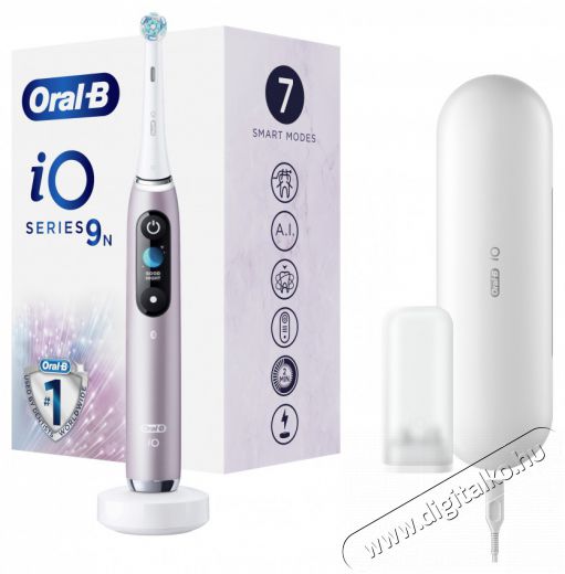 Oral-B iO9 Rose Quartz elektromos fogkefe Szépségápolás / Egészség - Száj / fog ápolás - Elektromos fogkefe - 505334