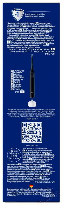 Oral-B iO 2 Black Elektromos fogkefe Sz&eacute;ps&eacute;g&aacute;pol&aacute;s / Eg&eacute;szs&eacute;g - Sz&aacute;j / fog &aacute;pol&aacute;s - Elektromos fogkefe - 525458