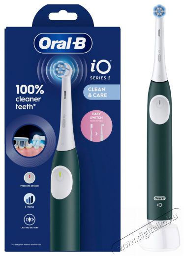 Oral-B iO 2 Forest Green Elektromos fogkefe Szépségápolás / Egészség - Száj / fog ápolás - Elektromos fogkefe - 525460
