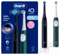 Oral-B iO 2 Night Black & Forest Green Elektromos fogkefe Szépségápolás / Egészség - Száj / fog ápolás - Elektromos fogkefe - 525461