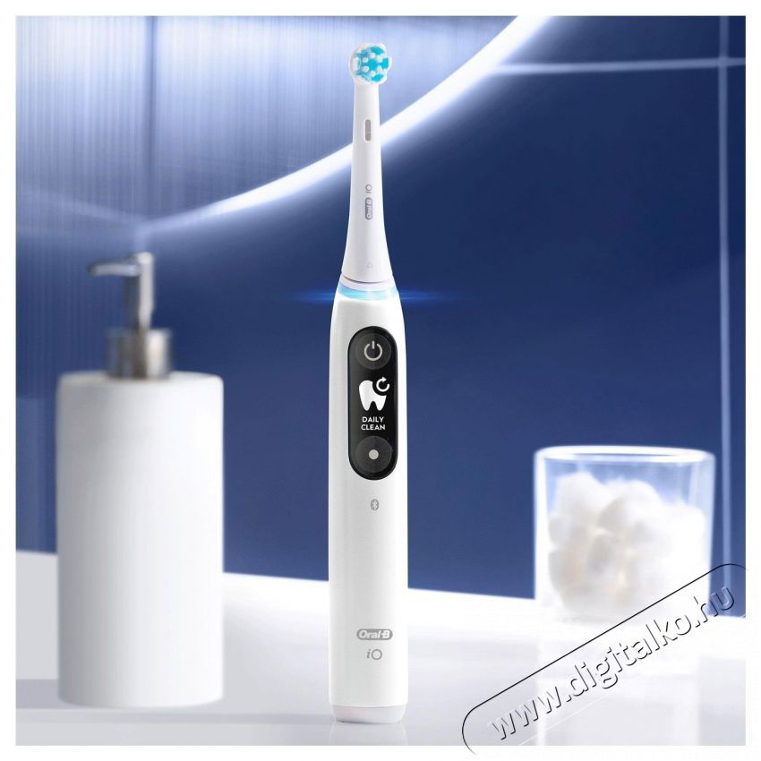 Oral-B iO Series 6s White Elektromos fogkefe Sz&eacute;ps&eacute;g&aacute;pol&aacute;s / Eg&eacute;szs&eacute;g - Sz&aacute;j / fog &aacute;pol&aacute;s - Elektromos fogkefe - 525465