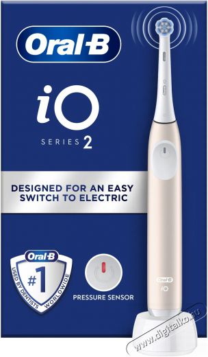 Oral-B iO 2 Pink Elektromos fogkefe Szépségápolás / Egészség - Száj / fog ápolás - Elektromos fogkefe - 528790