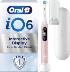 Oral-B iO6 Pink elektromos fogkefe Szépségápolás / Egészség - Száj / fog ápolás - Elektromos fogkefe - 502485