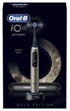 Oral-B iO10 Lunar Gold elektromos fogkefe Sz&eacute;ps&eacute;g&aacute;pol&aacute;s / Eg&eacute;szs&eacute;g - Sz&aacute;j / fog &aacute;pol&aacute;s - Elektromos fogkefe - 531363