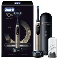 Oral-B iO10 Lunar Gold elektromos fogkefe Sz&eacute;ps&eacute;g&aacute;pol&aacute;s / Eg&eacute;szs&eacute;g - Sz&aacute;j / fog &aacute;pol&aacute;s - Elektromos fogkefe - 531363