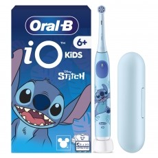 Oral-B iO Kids Disney Stitch elektromos fogkefe, 1 fogkefefej, 1 utaz&oacute;t&aacute;ska, 3 &uuml;zemm&oacute;d, gyermekbar&aacute;t &eacute;rz&eacute;keny &uuml;zemm&oacute;d, 2 perces zenei időz&iacute;tő, 6 &eacute;ves kort&oacute; Sz&eacute;ps&eacute;g&aacute;pol&aacute;s / Eg&eacute;szs&eacute;g - Sz&aacute;j / fog &aacute;pol&aacute;s - Elektromos fogkefe - 533620