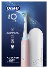 Oral-B iO3 elektromos fogkefe m&aacute;gneses technol&oacute;gi&aacute;val &eacute;s mikrovibr&aacute;ci&oacute;kkal, intelligens nyom&aacute;s&eacute;rz&eacute;kelővel, 3 &uuml;zemm&oacute;d, 1 v&eacute;g, utaz&oacute;k&eacute;szlet, r&oacute;zsasz&iacute;n Sz&eacute;ps&eacute;g&aacute;pol&aacute;s / Eg&eacute;szs&eacute;g - Sz&aacute;j / fog &aacute;pol&aacute;s - Elektromos fogkefe - 533631