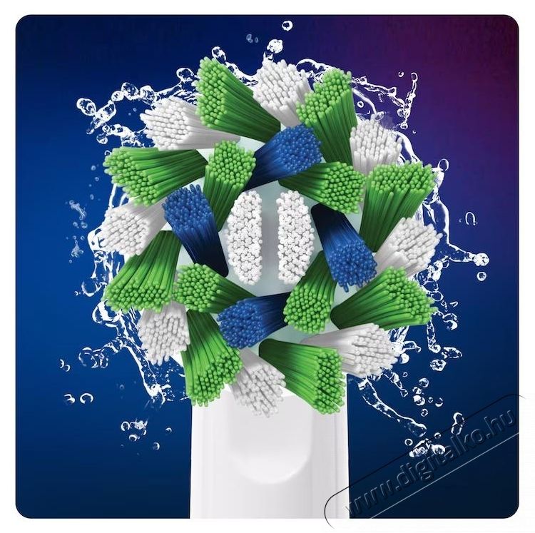 Oral-B Pro Cross Action elektromos fogkefe p&oacute;tfej, 6db Sz&eacute;ps&eacute;g&aacute;pol&aacute;s / Eg&eacute;szs&eacute;g - Sz&aacute;j / fog &aacute;pol&aacute;s - Kieg&eacute;sz&iacute;tő - 537565