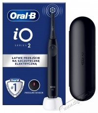 Oral-B iO2 elektromos fogkefe, Night Black, &eacute;jfekete Sz&eacute;ps&eacute;g&aacute;pol&aacute;s / Eg&eacute;szs&eacute;g - Sz&aacute;j / fog &aacute;pol&aacute;s - Elektromos fogkefe - 530974