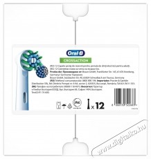 Oral-B Cross Action elektromos fogkefe fej, 12 db Sz&eacute;ps&eacute;g&aacute;pol&aacute;s / Eg&eacute;szs&eacute;g - Sz&aacute;j / fog &aacute;pol&aacute;s - Kieg&eacute;sz&iacute;tő - 540530
