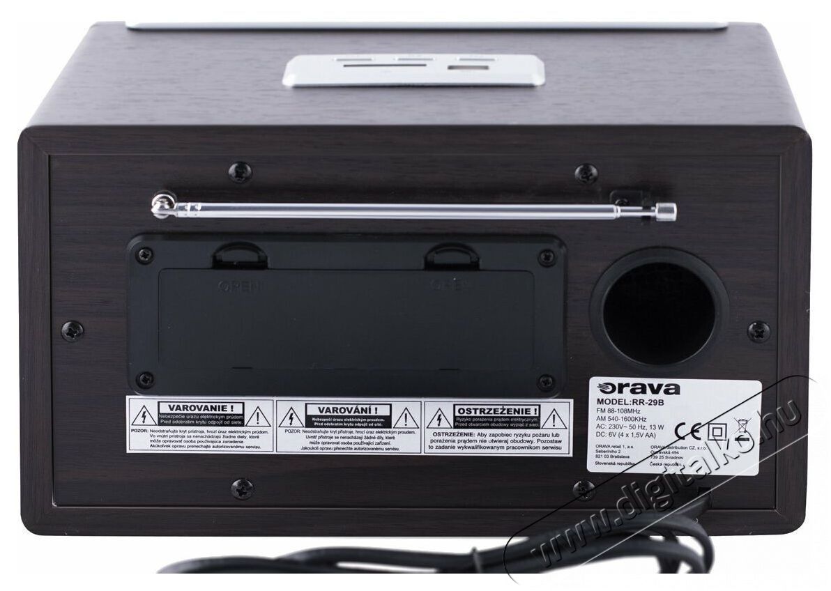 Orava RR-29B retro rádió Audio-Video / Hifi / Multimédia - Rádió / órás rádió - Asztali rádió - 377970