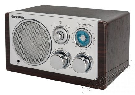 Orava RR-19B Retro rádió AM/FM 230V+ 4xAA elemes Audio-Video / Hifi / Multimédia - Rádió / órás rádió - Asztali rádió - 378073