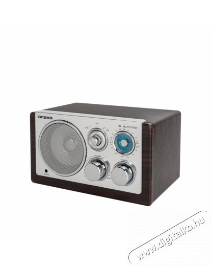 Orava RR-19B Retro rádió AM/FM 230V+ 4xAA elemes Audio-Video / Hifi / Multimédia - Rádió / órás rádió - Asztali rádió - 378073
