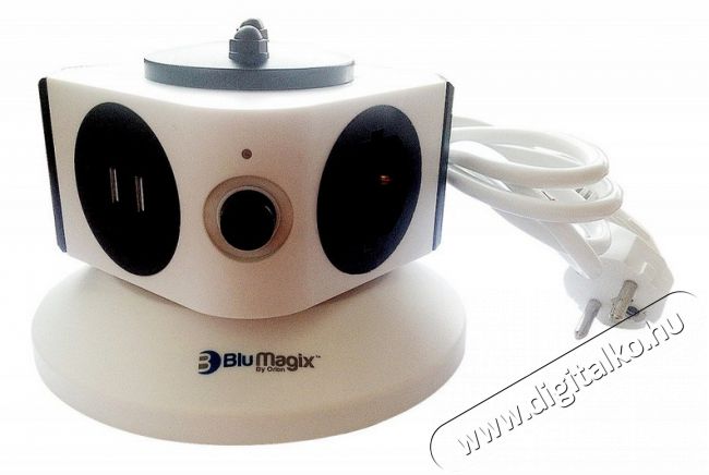 Orion BM-SOT 3P2U BluMagix hálózati elosztó USB-vel Háztartás / Otthon / Kültér - Világítás / elektromosság - Hálózati elosztó / hosszabbító / adapter - 305753