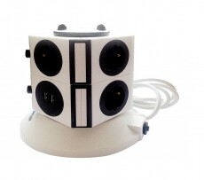Orion BM-SOT 6P4U BluMagix hálózati elosztó USB-vel Háztartás / Otthon / Kültér - Világítás / elektromosság - Hálózati elosztó / hosszabbító / adapter - 305754