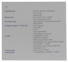 Orion OBB-17CD13 hordozható CD-s rádió Audio-Video / Hifi / Multimédia - Hordozható CD / DVD / Multimédia készülék - Hordozható CD / Multimédia rádiómagnó / Boombox - 322098