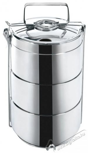 Orion háromrészes ételhordó, termo, rozsdamentes acél, 14 cm Konyhai termékek - Edény - Ételtároló - 522001