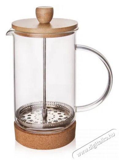 Orion CORK üveg / rozsdamentes acél / bambusz CORK teáskancsó 1 l Konyhai termékek - Kávéfőző / kávéörlő / kiegészítő - Kávéfőző kiegészítő - 525498