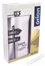 Orion Rozsdamentes acél laposüveg 240 ml Konyhai termékek - Konyhai eszköz - Egyéb konyhai eszköz - 525499