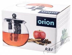 Orion Üveg teáskanna + szűrő 0,8 l Konyhai termékek - Edény - Teáskanna - 525555