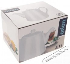 Orion Porcel&aacute;n te&aacute;skanna, feh&eacute;r LUNA 2,1 l Konyhai term&eacute;kek - Ed&eacute;ny - Te&aacute;skanna - 525518