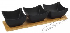 Orion BLACK tál készlet, bambusz tálca, 3 db Konyhai termékek - Konyhai eszköz - Egyéb konyhai eszköz - 527633