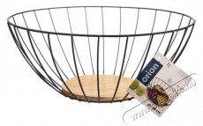 Orion Gyümölcskosár fém/fa RADKA átmérő 28 cm Konyhai termékek - Konyhai eszköz - Egyéb konyhai eszköz - 527565