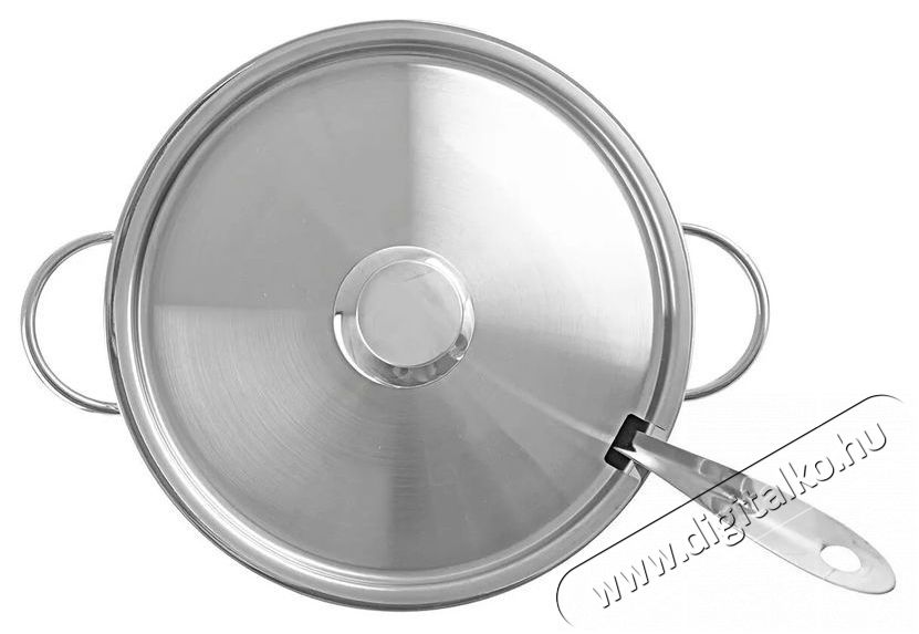 Orion leveses, rozsdamentes ac&eacute;l + fedő, kerek, 26 cm Konyhai term&eacute;kek - Ed&eacute;ny - Faz&eacute;k / l&aacute;bas - 527663